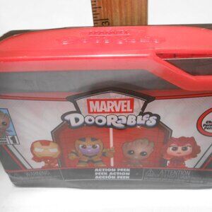 NEW KIDS MARVEL DOORABLES ACTION PEEK 4 CHARACTERS FIGURES STOCKING STUFFER 👦👸